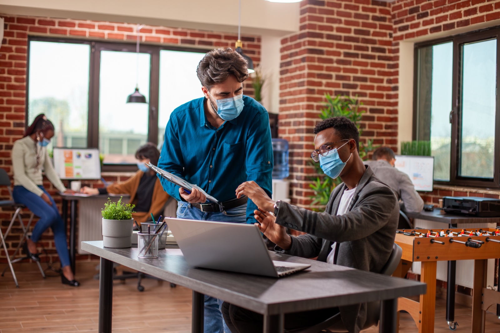 Black healthcare professionals collaborating